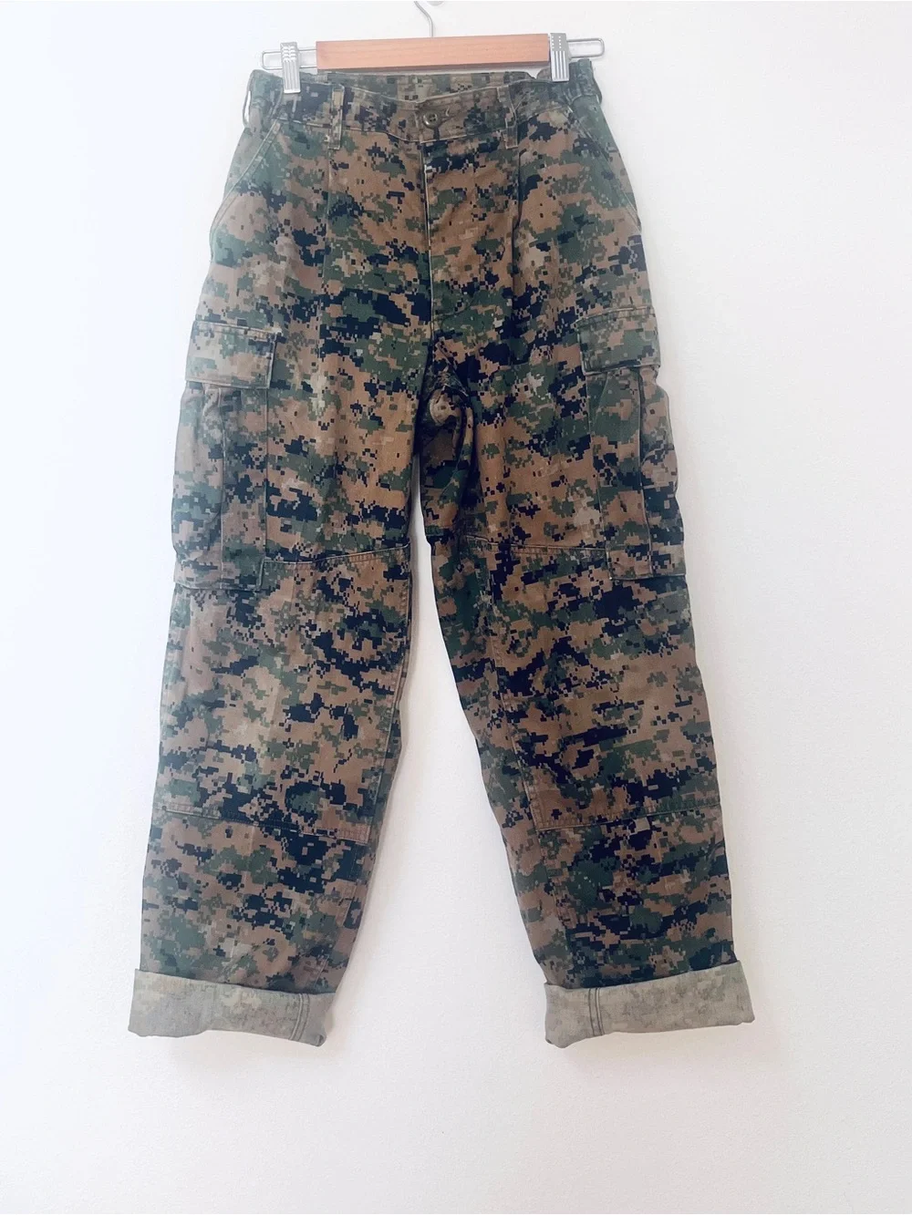 Authentic Marines Woodland Marpat Combat Camo Cargo Pants Digital Camo